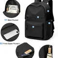 School Backpack 24 L: The four-pocket layout