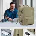 Vacuum Backpack, Khaki: The sealed shoe compartment