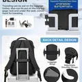 Vacuum Backpack 18×14×8: Luggage strap, anti-theft pocket and breathable back