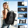 Vacuum Backpack 18×14×8: The multi-pocket interior