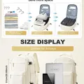 Vacuum Backpack, USB: Panel dimensions and compression